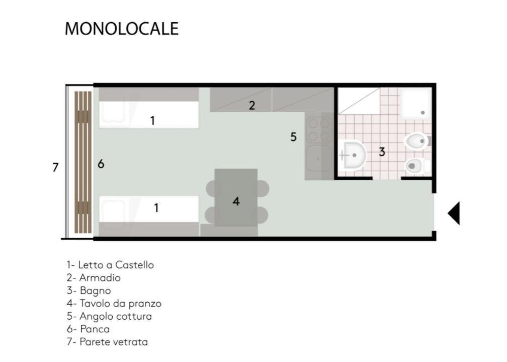 Residenza Albare Aparthotel มาริลเลวา ภายนอก รูปภาพ